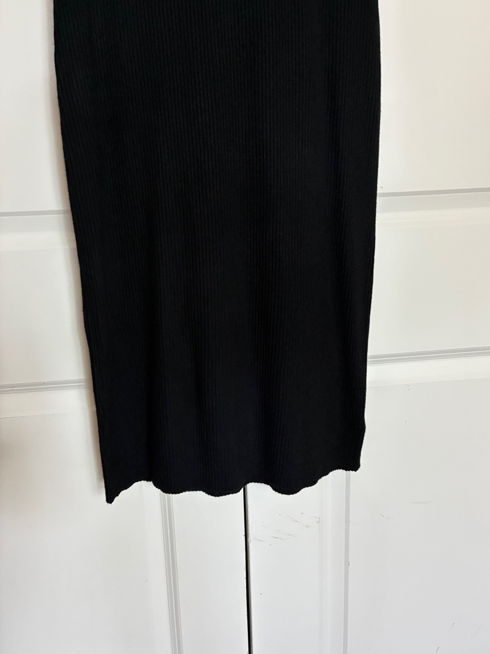 Torrid Deep Black Sleeveless Ribbed Dress Stretchy, Soft, NWT 2X - Picture 9 of 13